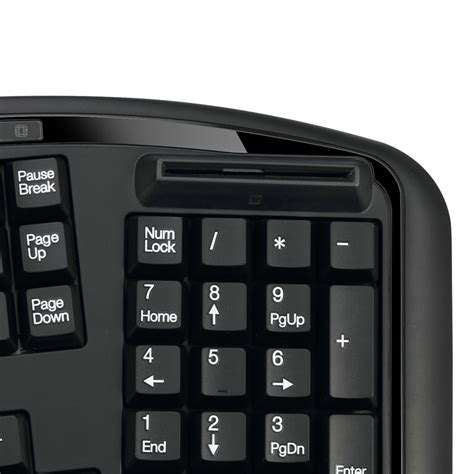 compact keyboard with smart card reader|ergonomic keyboard with card reader.